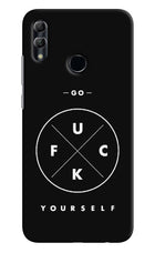Go Fuck Yourself Honor 10 Lite Hard Case Back Cover by Casekaro