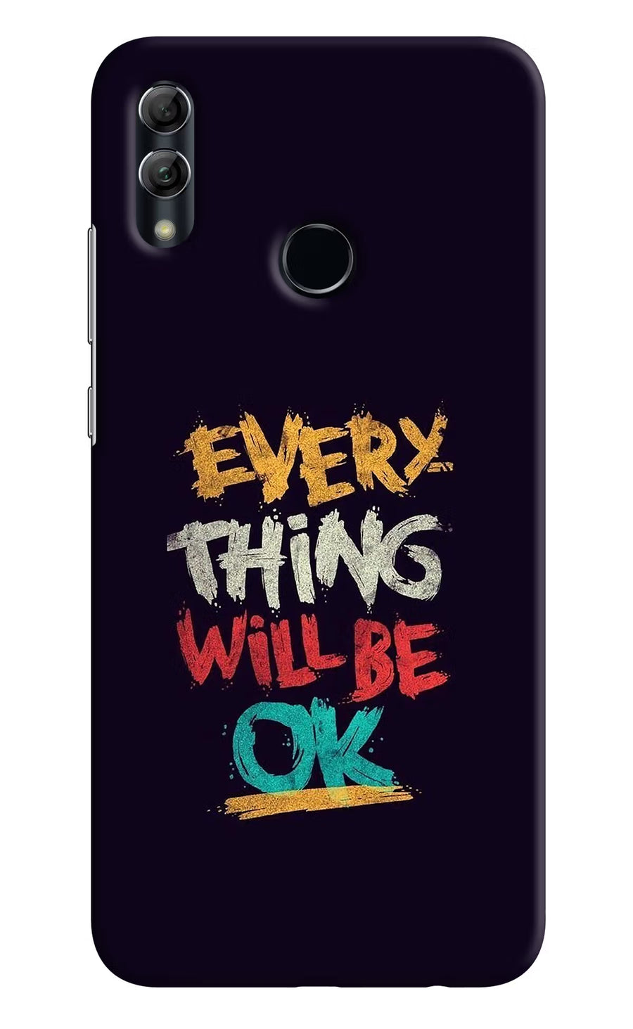 Everything Will Be Ok Honor 10 Lite Back Cover, Hard case