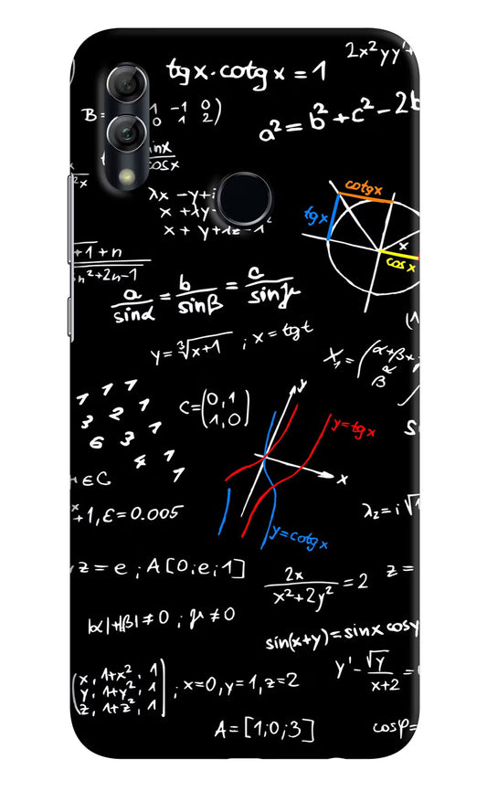 Mathematics Formula Honor 10 Lite Hard Case Back Cover by Casekaro