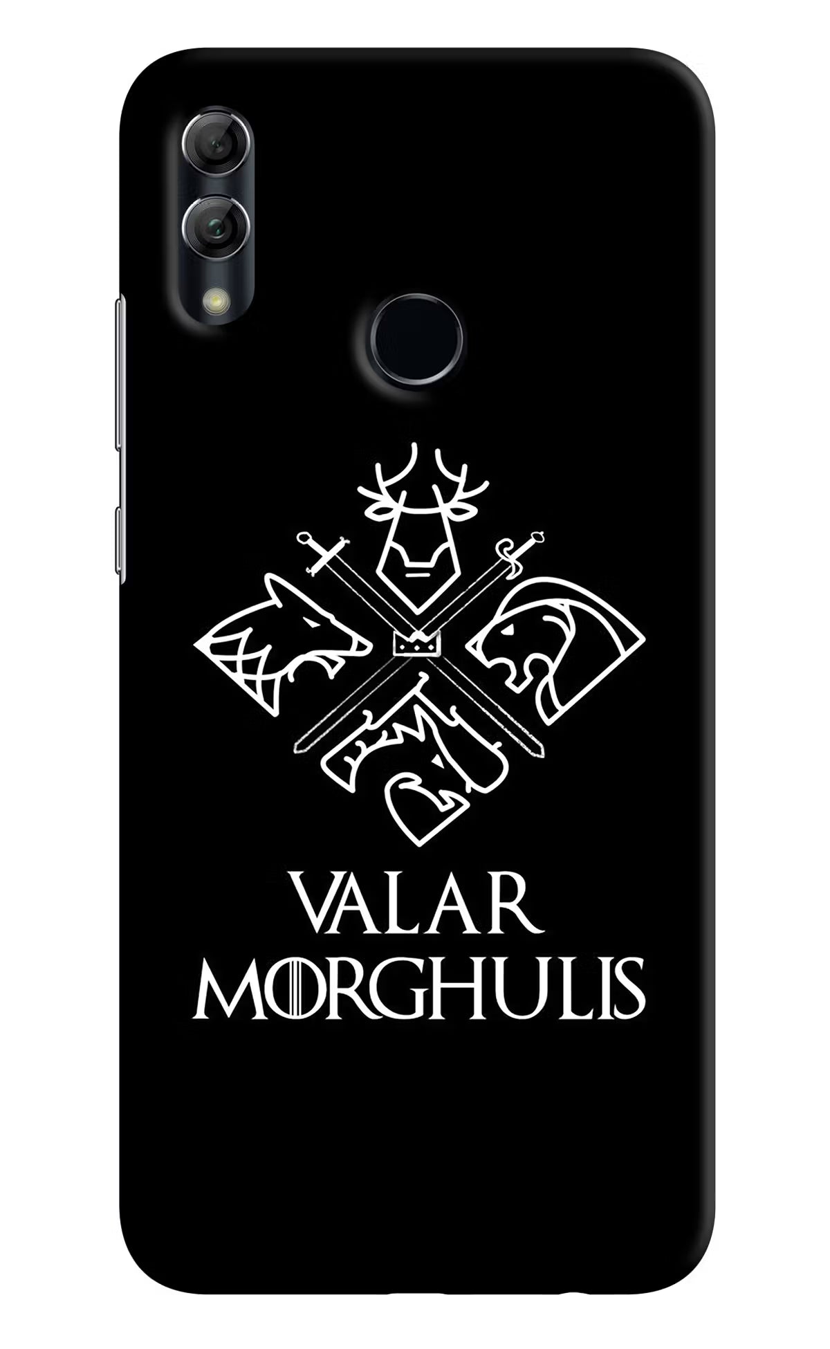 Valar Morghulis | Game Of Thrones Honor 10 Lite Hard Case Back Cover by Casekaro