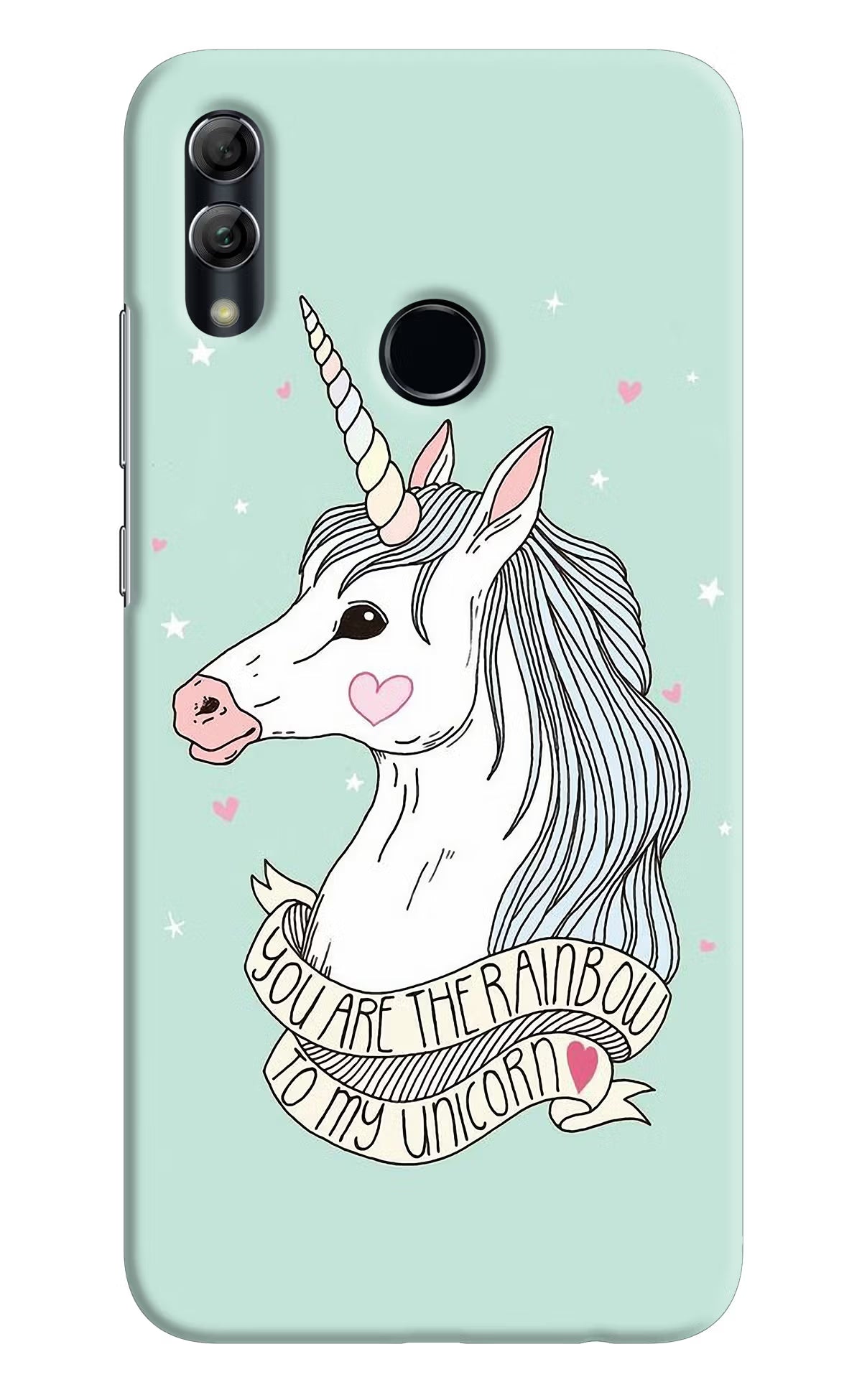 Unicorn Wallpaper Honor 10 Lite Hard Case Back Cover by Casekaro