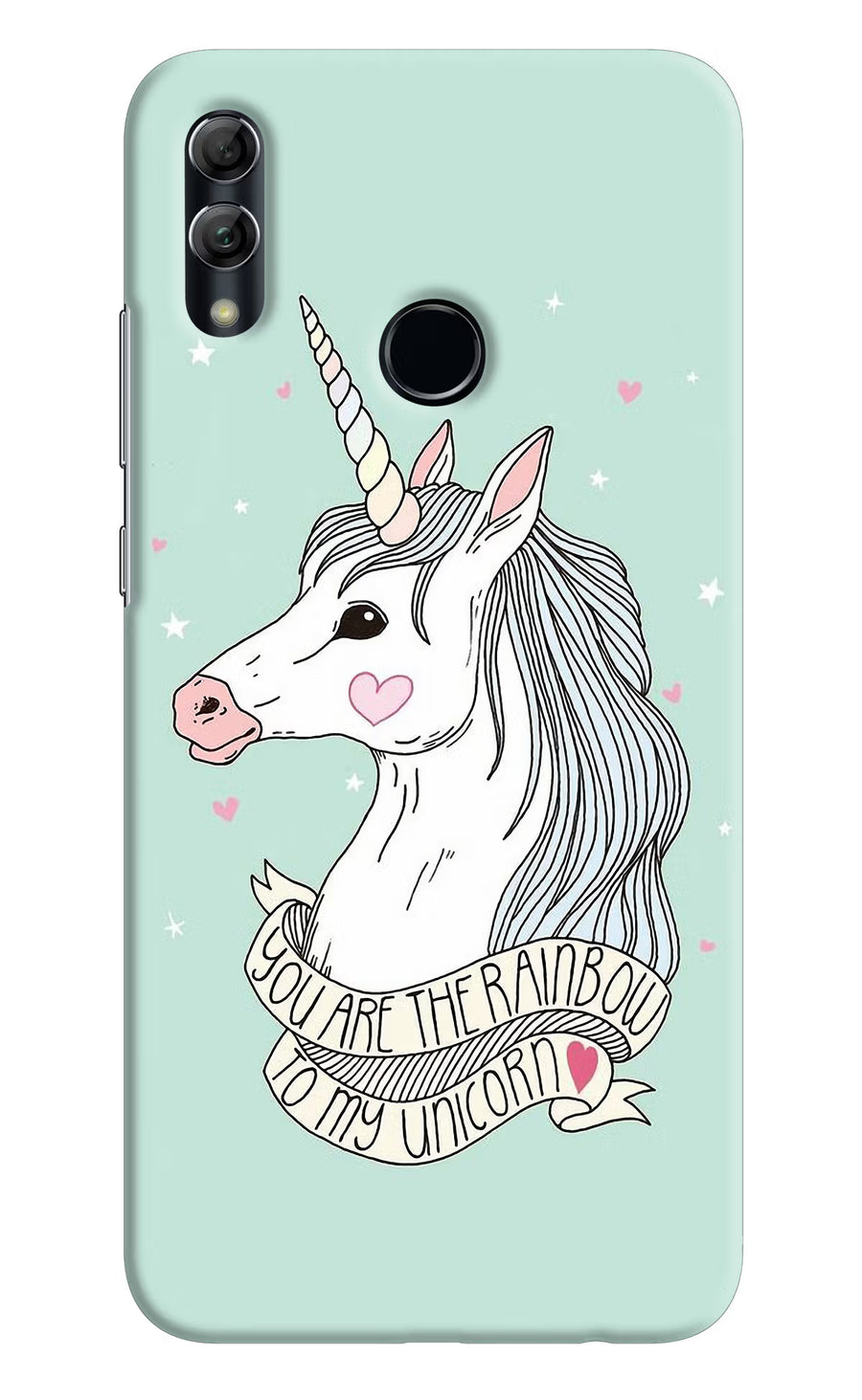 Unicorn Wallpaper Honor 10 Lite Back Cover, Hard case