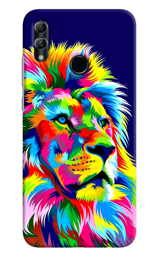 Vector Art Lion Honor 10 Lite Hard Case Back Cover by Casekaro