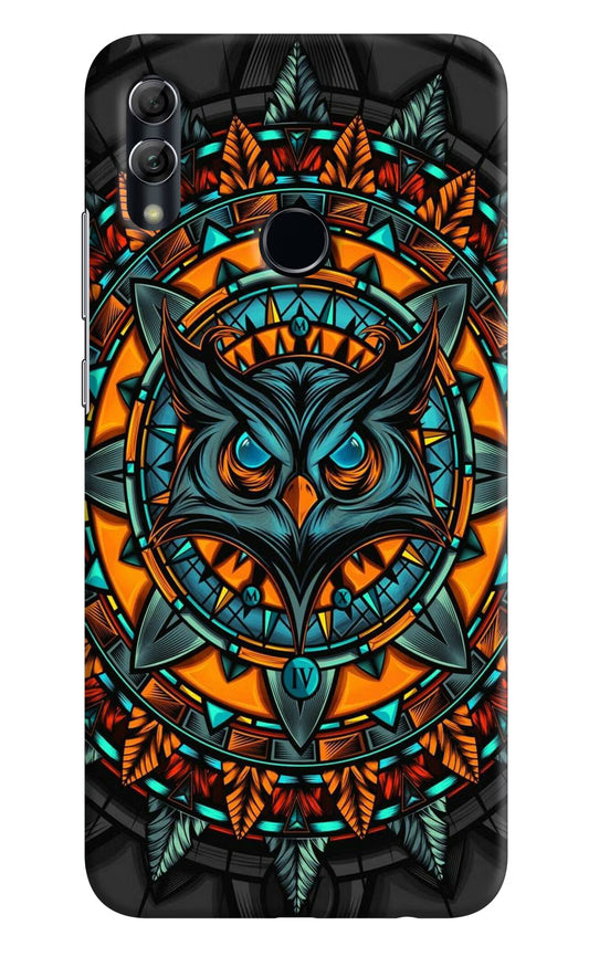 Angry Owl Art Honor 10 Lite Hard Case Back Cover by Casekaro