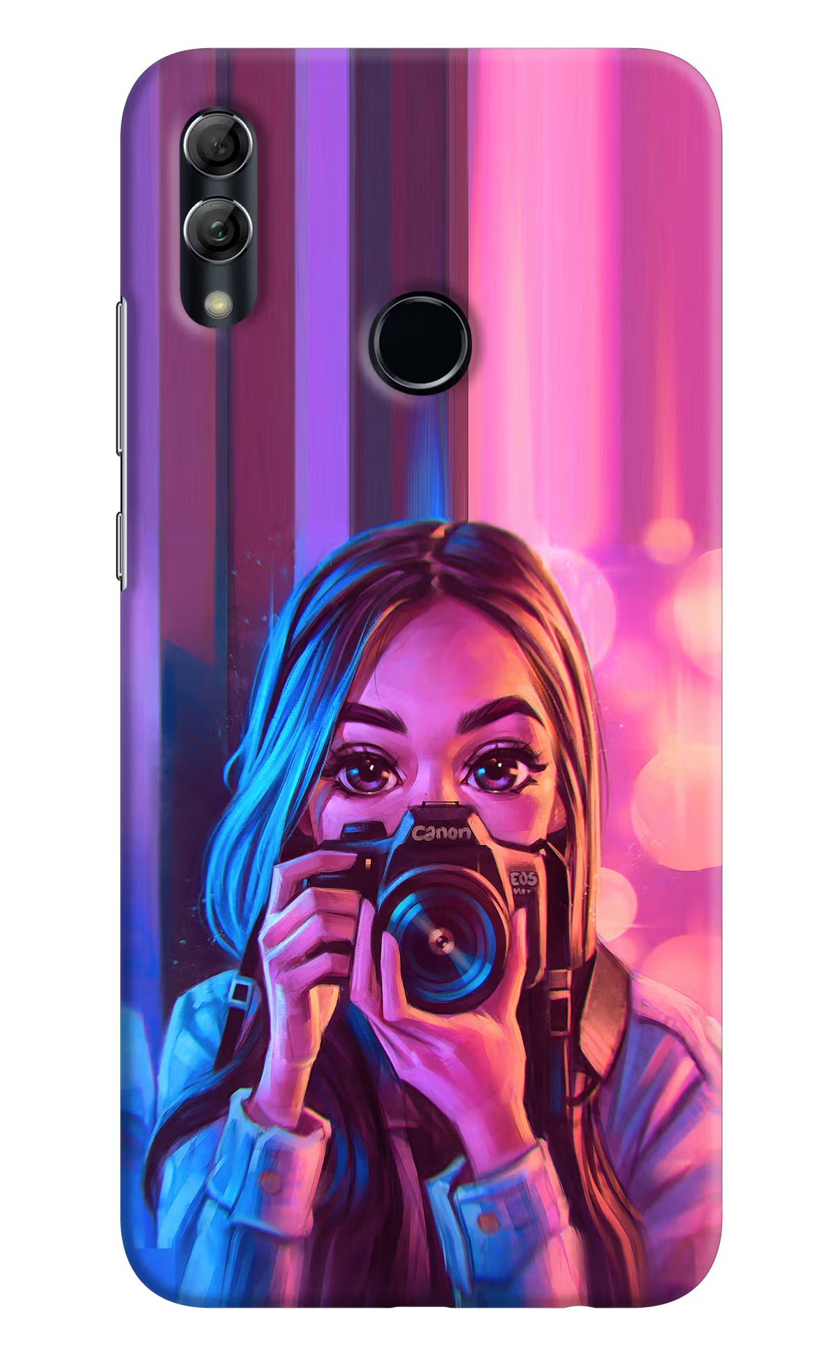 Girl Photographer Honor 10 Lite Hard Case Back Cover by Casekaro