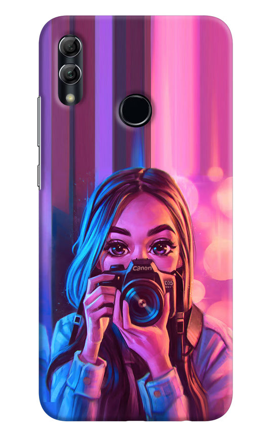 Girl Photographer Honor 10 Lite Hard Case Back Cover by Casekaro
