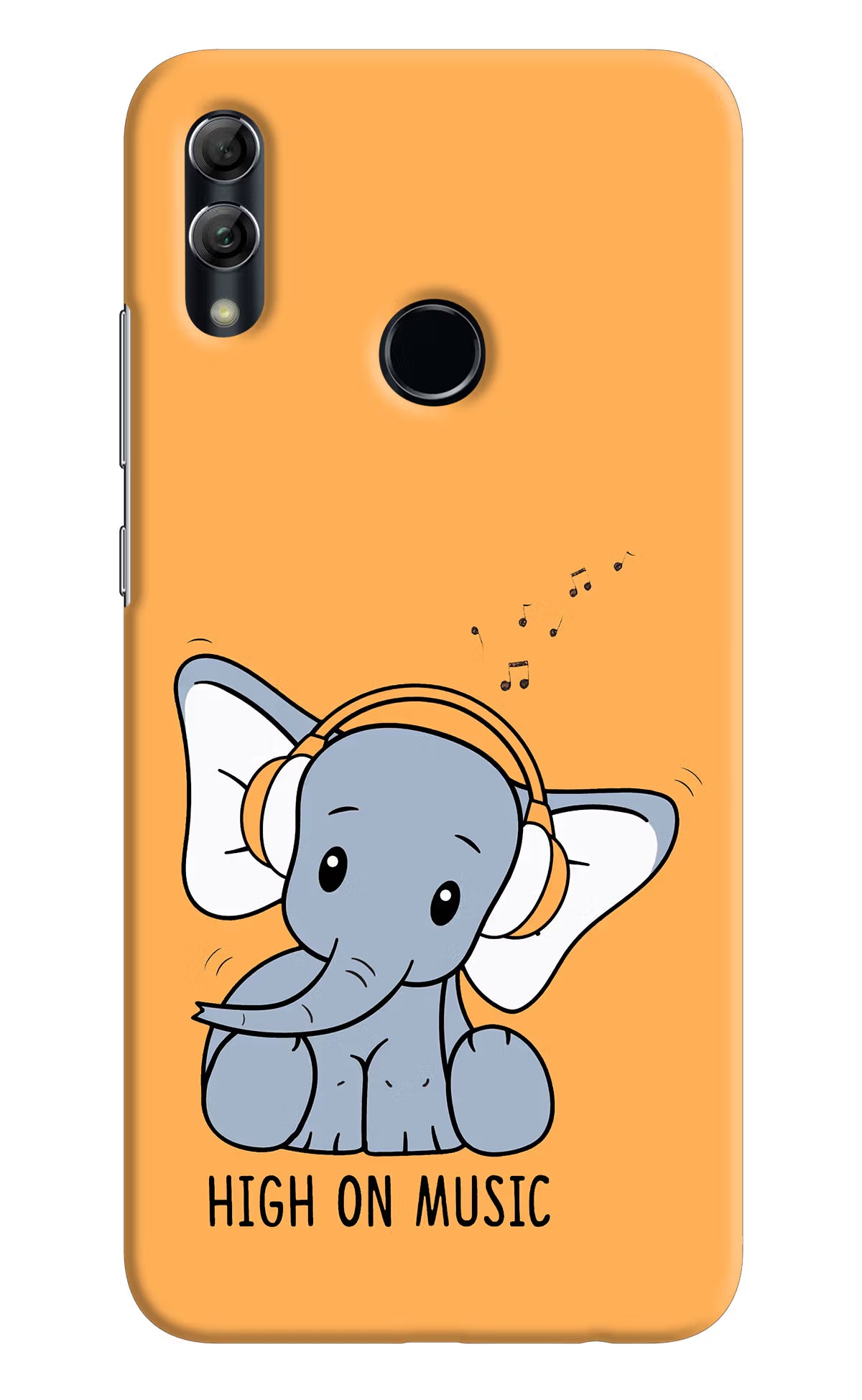 High On Music Honor 10 Lite Hard Case Back Cover by Casekaro