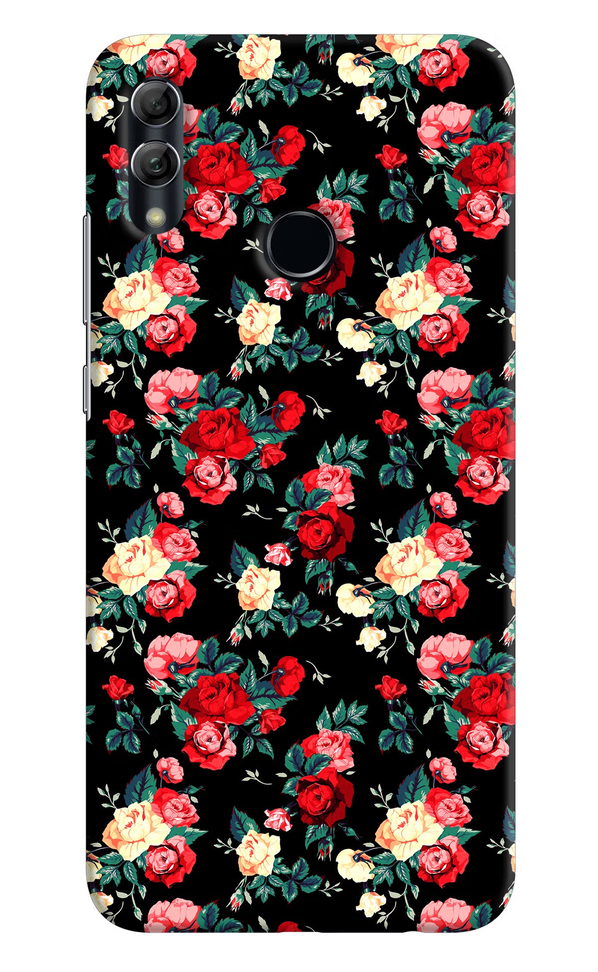 Rose Pattern Honor 10 Lite Hard Case Back Cover by Casekaro