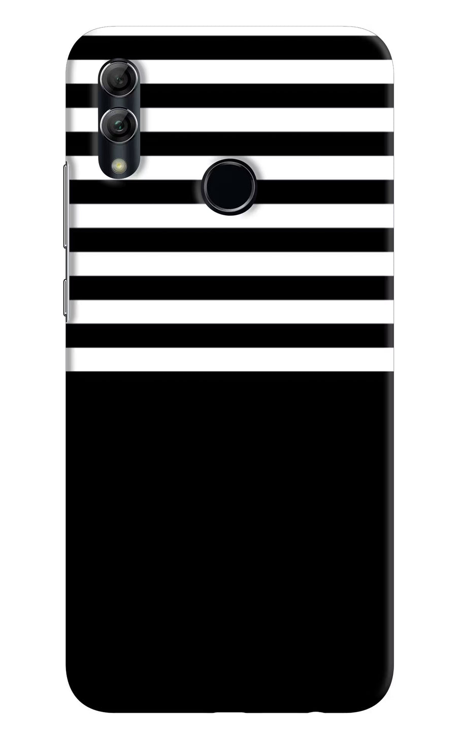 Black and White Print Honor 10 Lite Back Cover, Hard case