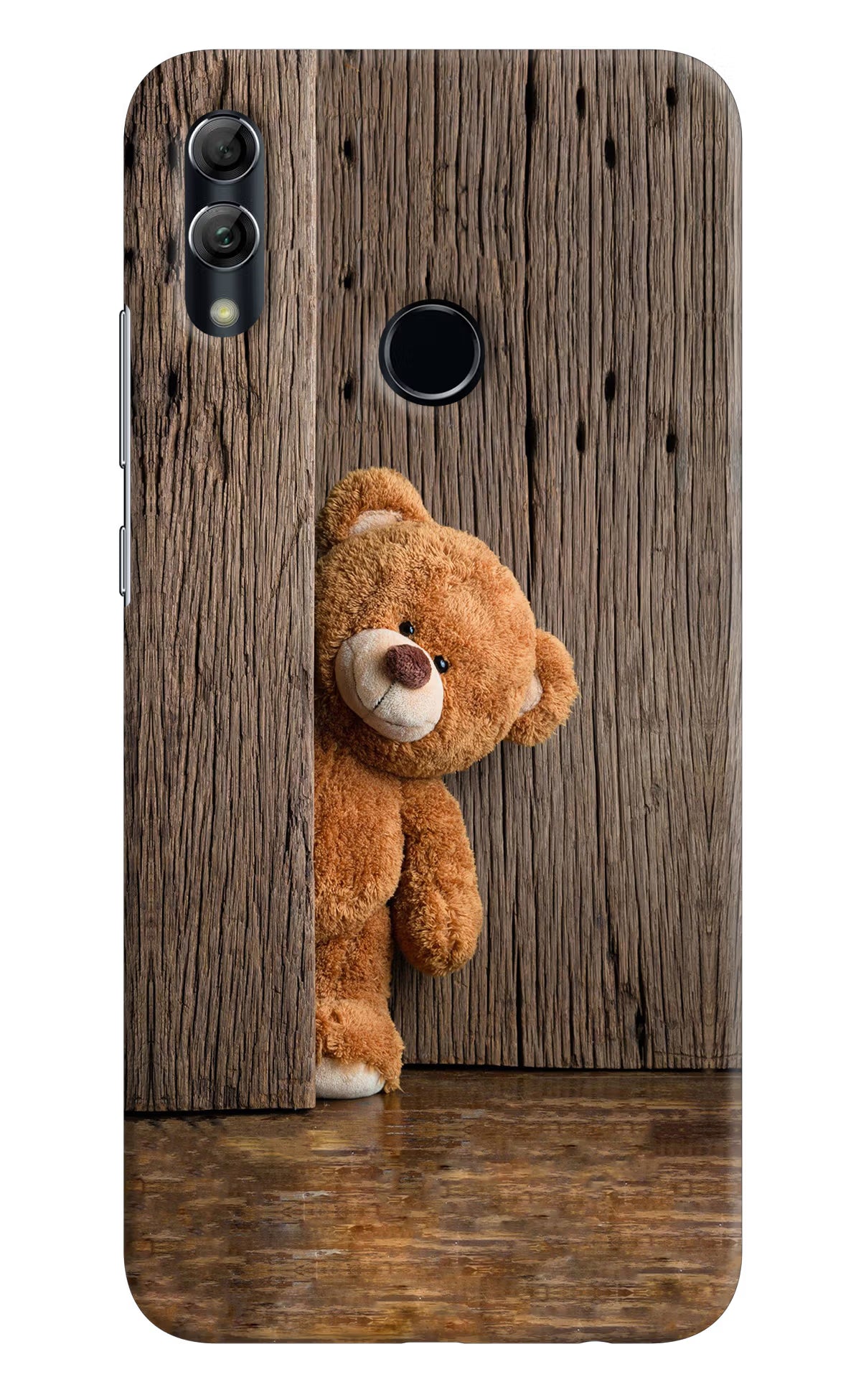 Teddy Wooden Honor 10 Lite Hard Case Back Cover by Casekaro