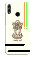 Satyamev Jayate Brown Logo Honor 10 Lite Hard Case Back Cover by Casekaro