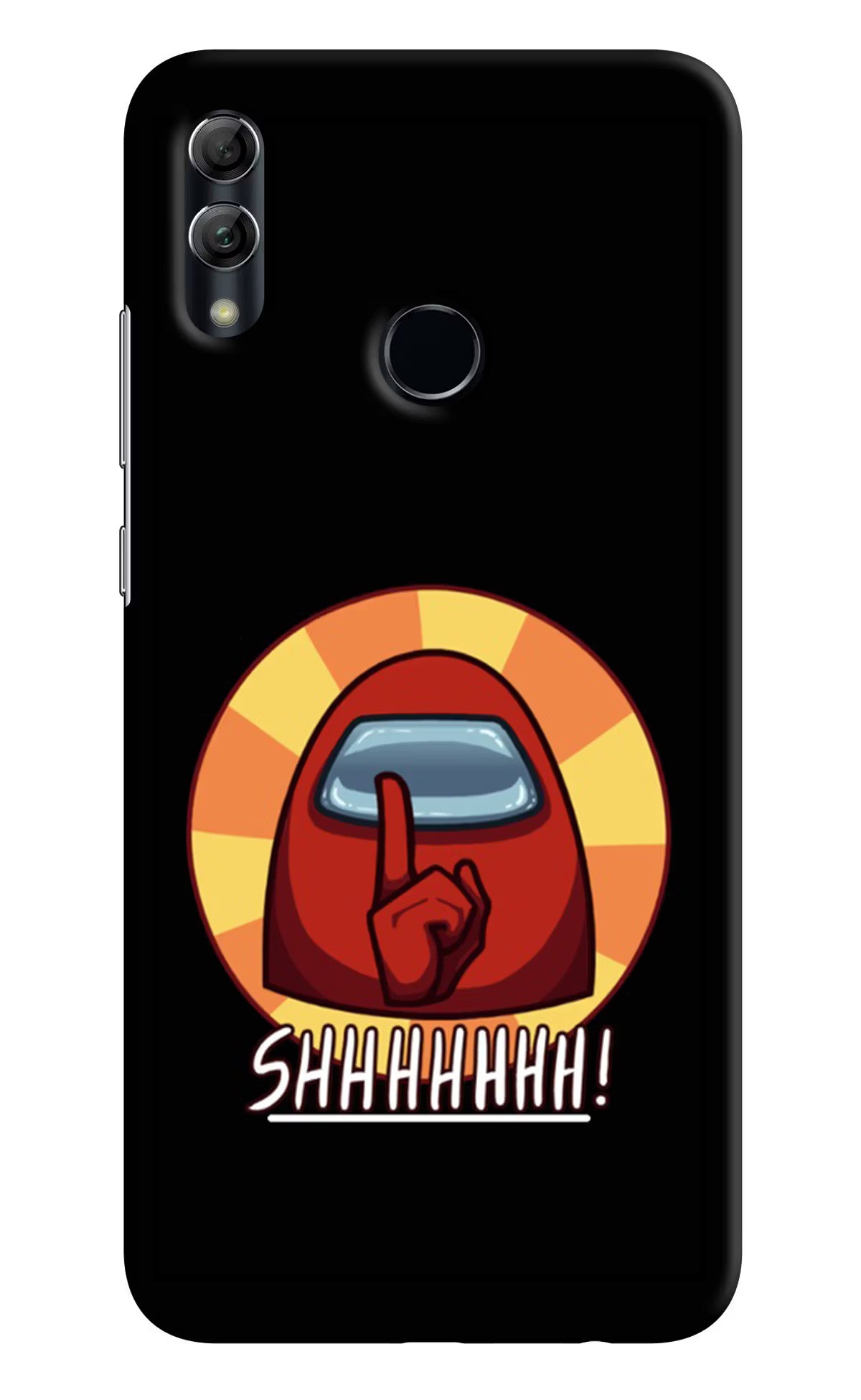 Among Us Shhh! Honor 10 Lite Hard Case Back Cover by Casekaro