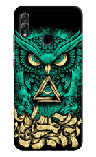 Green Owl Honor 10 Lite Hard Case Back Cover by Casekaro