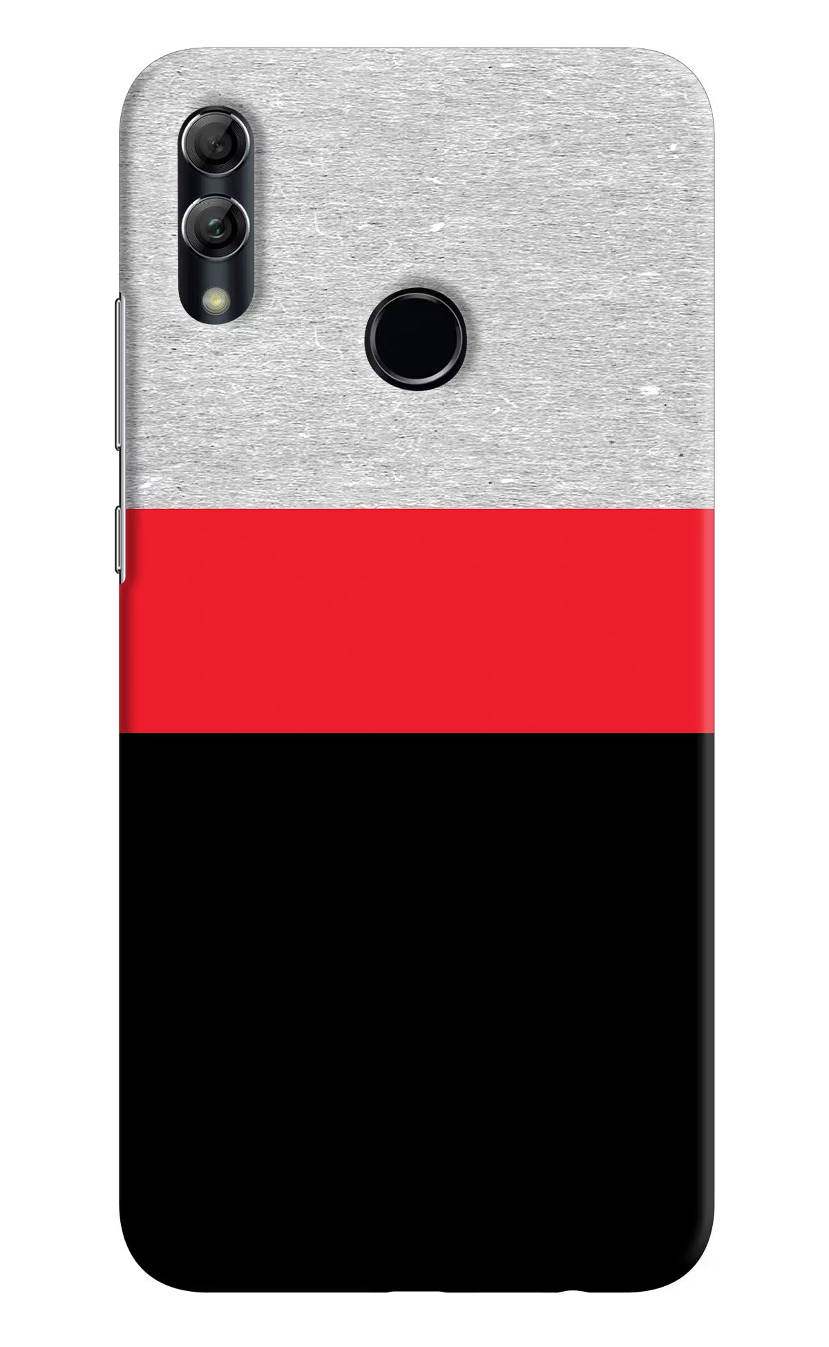 Tri Color Pattern Honor 10 Lite Hard Case Back Cover by Casekaro