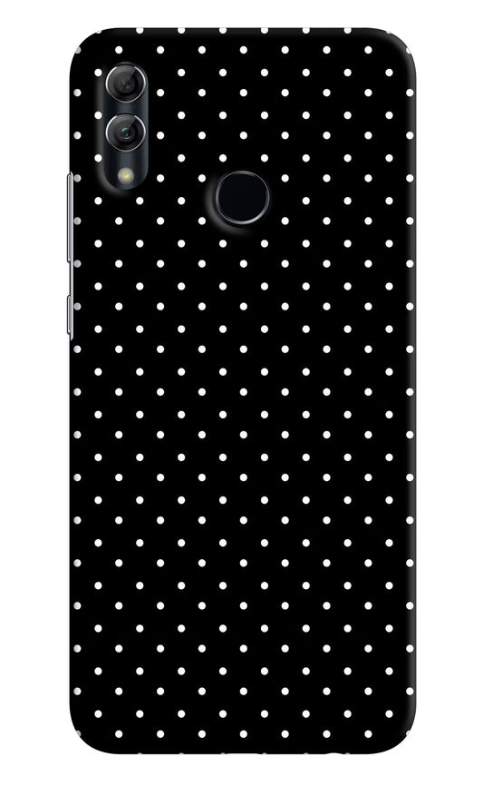 White Dots Honor 10 Lite Hard Case Back Cover by Casekaro