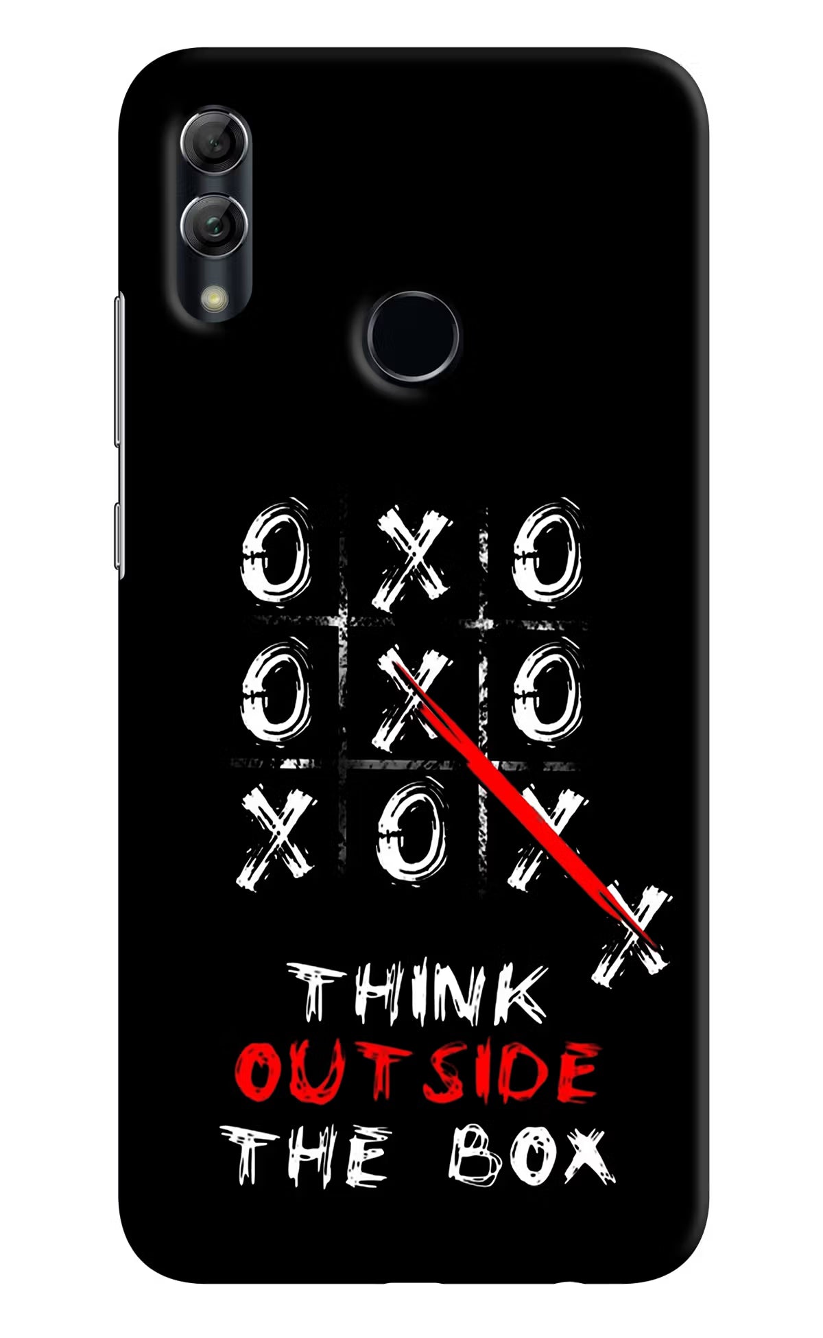 Think out of the BOX Honor 10 Lite Hard Case Back Cover by Casekaro