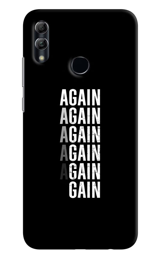 Again Again Gain Honor 10 Lite Hard Case Back Cover by Casekaro