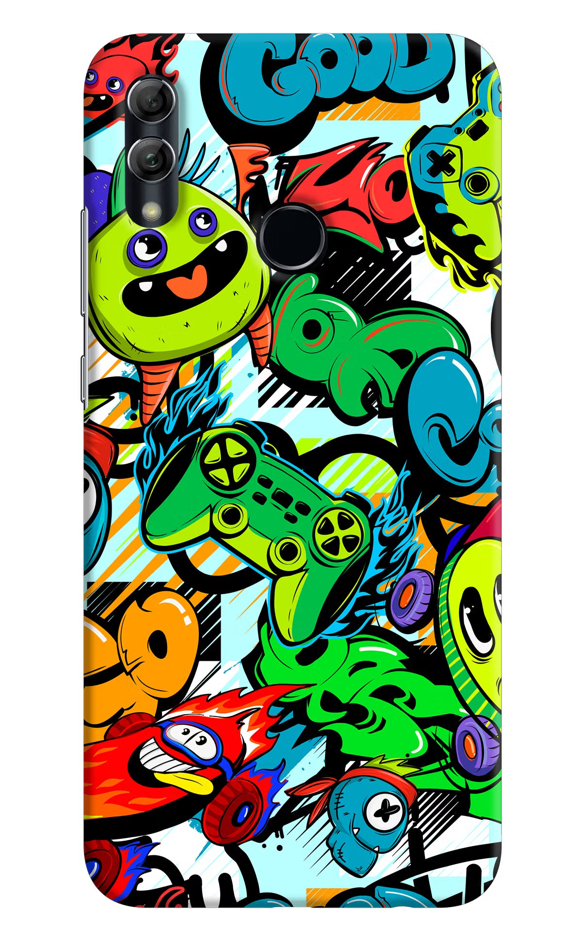 Game Doodle Honor 10 Lite Hard Case Back Cover by Casekaro