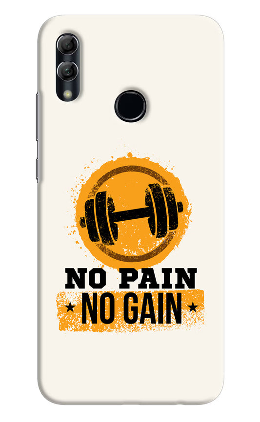No Pain No Gain Honor 10 Lite Hard Case Back Cover by Casekaro
