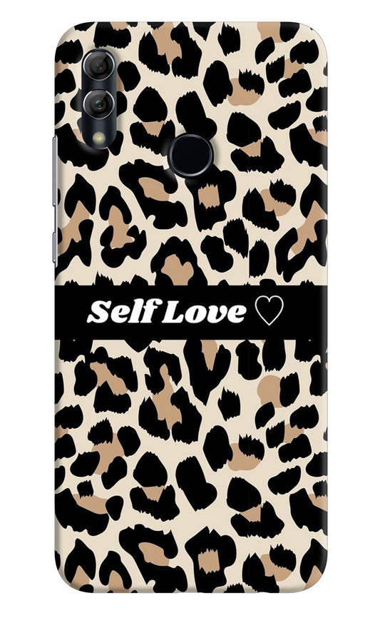 Leopard Print Self Love Honor 10 Lite Back Cover