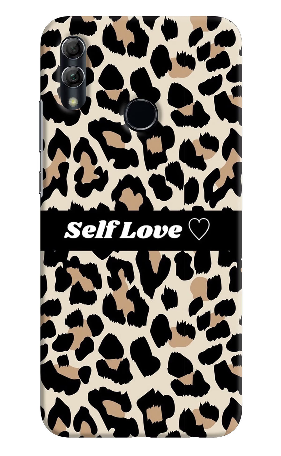 Leopard Print Self Love Honor 10 Lite Back Cover, Hard case