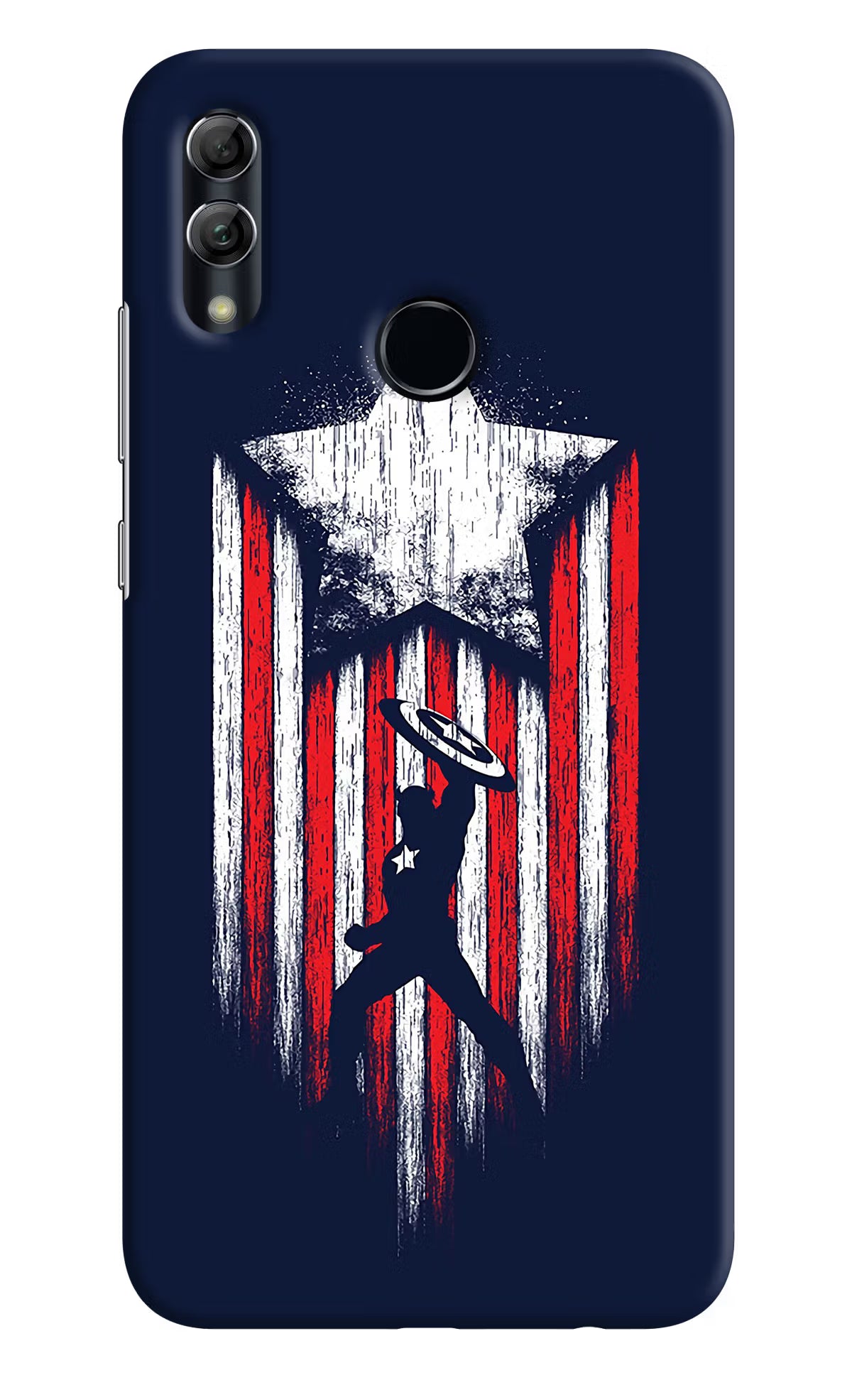 Captain America Marvel Art Honor 10 Lite Hard Case Back Cover by Casekaro