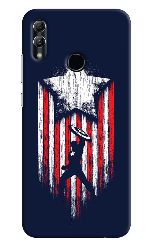 Captain America Marvel Art Honor 10 Lite Hard Case Back Cover by Casekaro