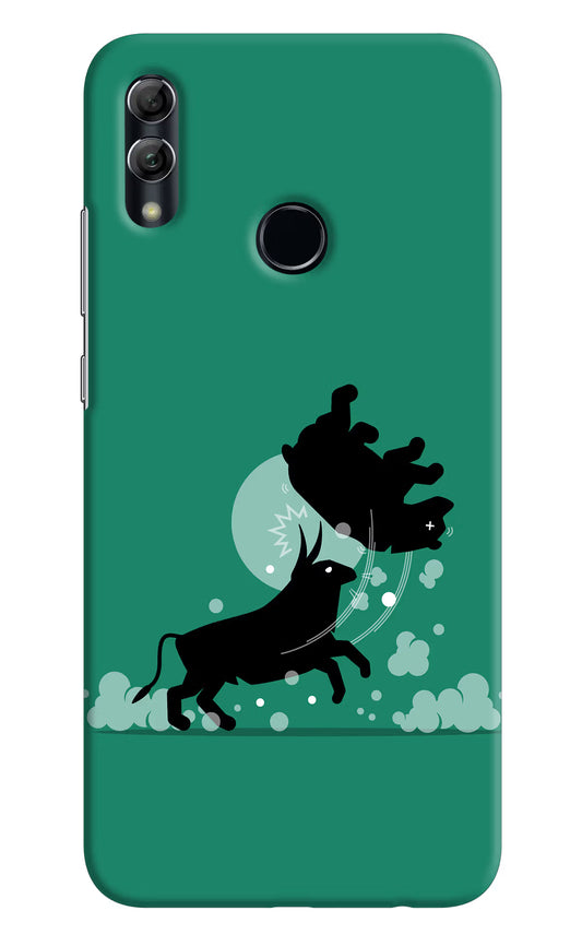 Bull Conqueror Honor 10 Lite Hard Case Back Cover by Casekaro