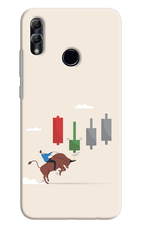 Bull Trading Momentum Honor 10 Lite Hard Case Back Cover by Casekaro