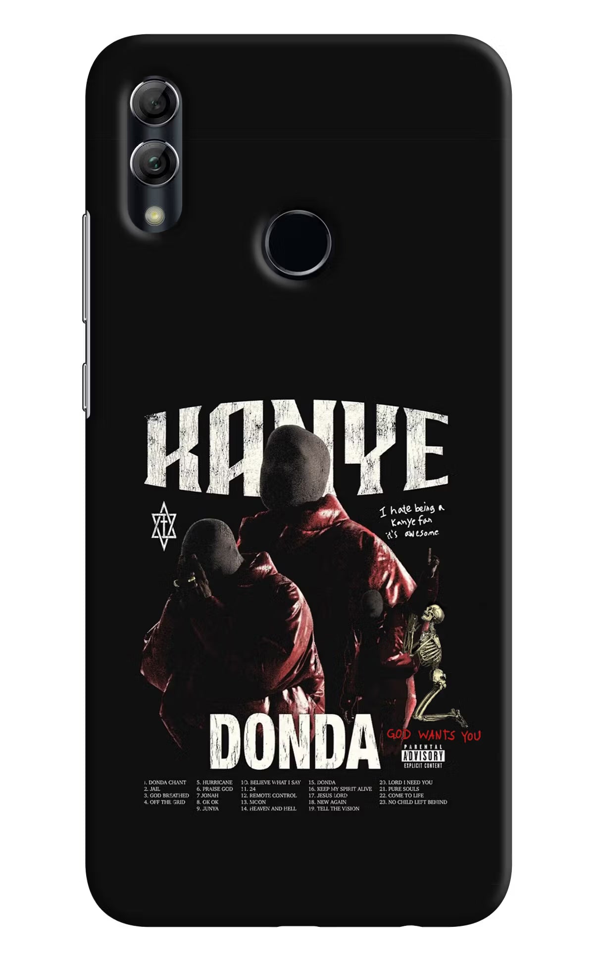 Donda Kanye West Honor 10 Lite Hard Case Back Cover by Casekaro