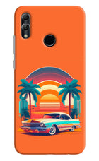 Palm Drive 80s Honor 10 Lite Hard Case Back Cover by Casekaro