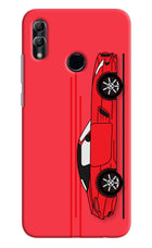 Red Velocity Honor 10 Lite Hard Case Back Cover by Casekaro