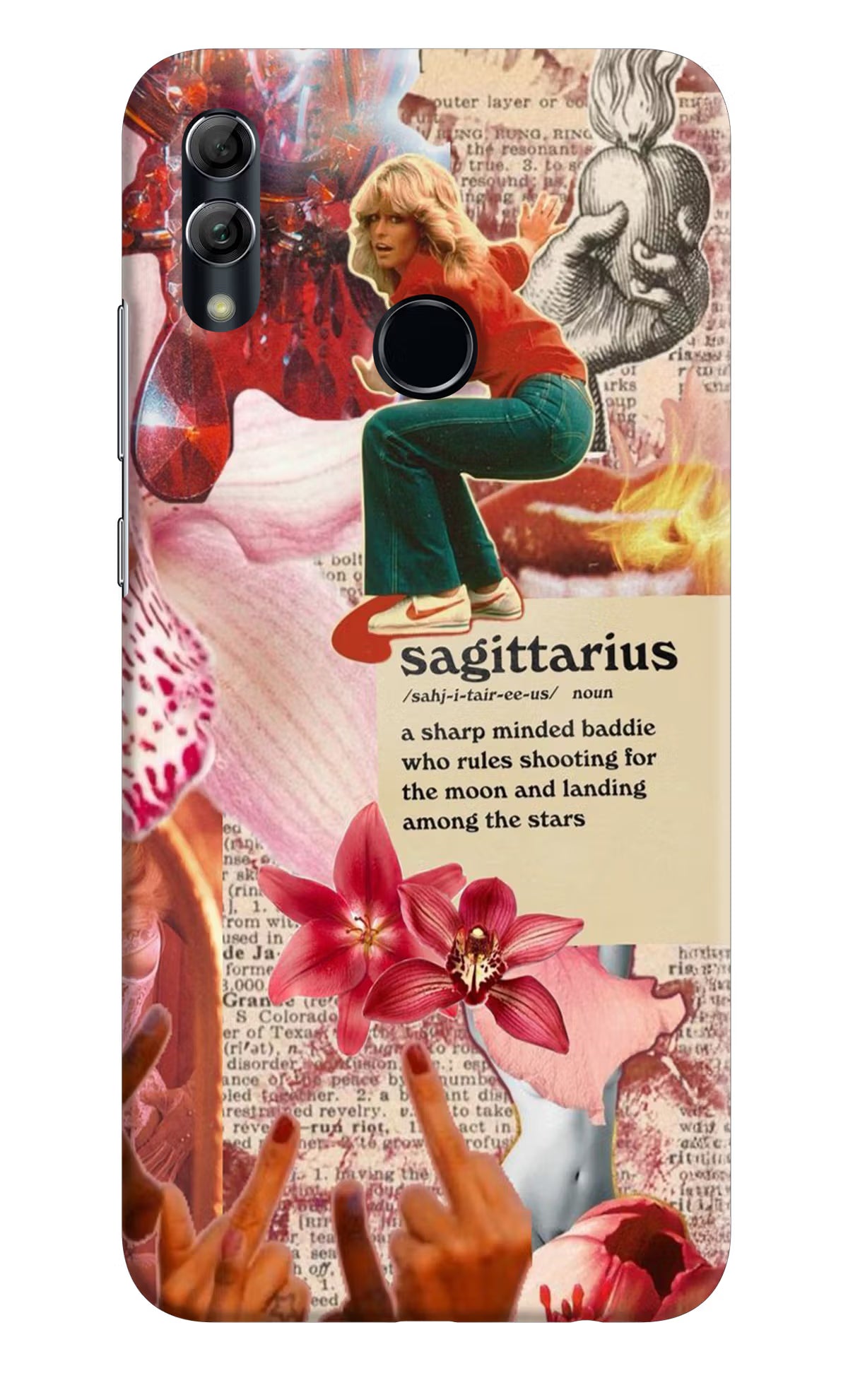 Sagittarius Zodiac Honor 10 Lite Hard Case Back Cover by Casekaro