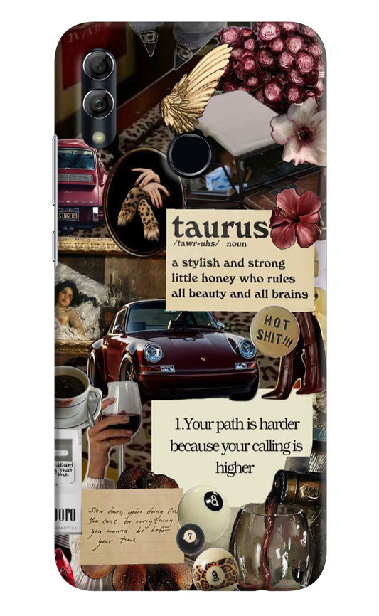 Taurus Zodiac Honor 10 Lite Hard Case Back Cover by Casekaro