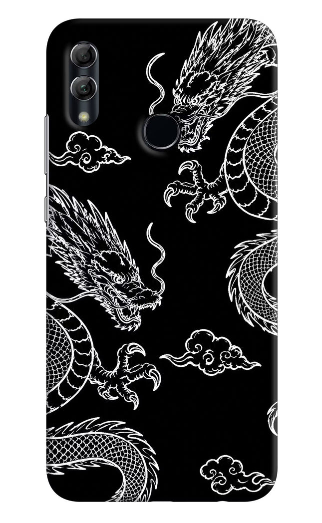 Twin Dragons Honor 10 Lite Hard Case Back Cover by Casekaro