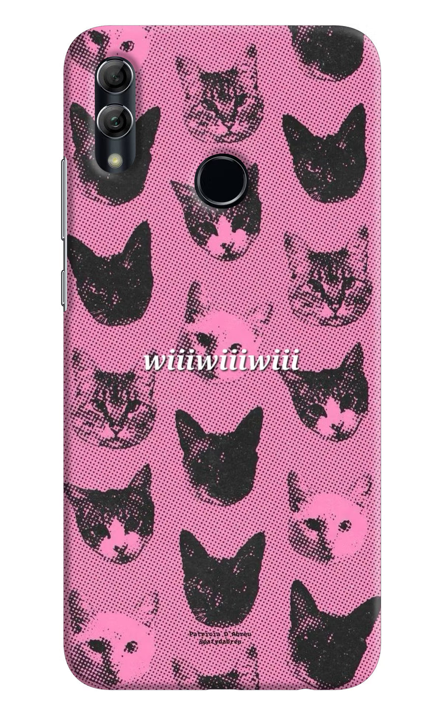 Pink Cats Honor 10 Lite Back Cover, Hard case