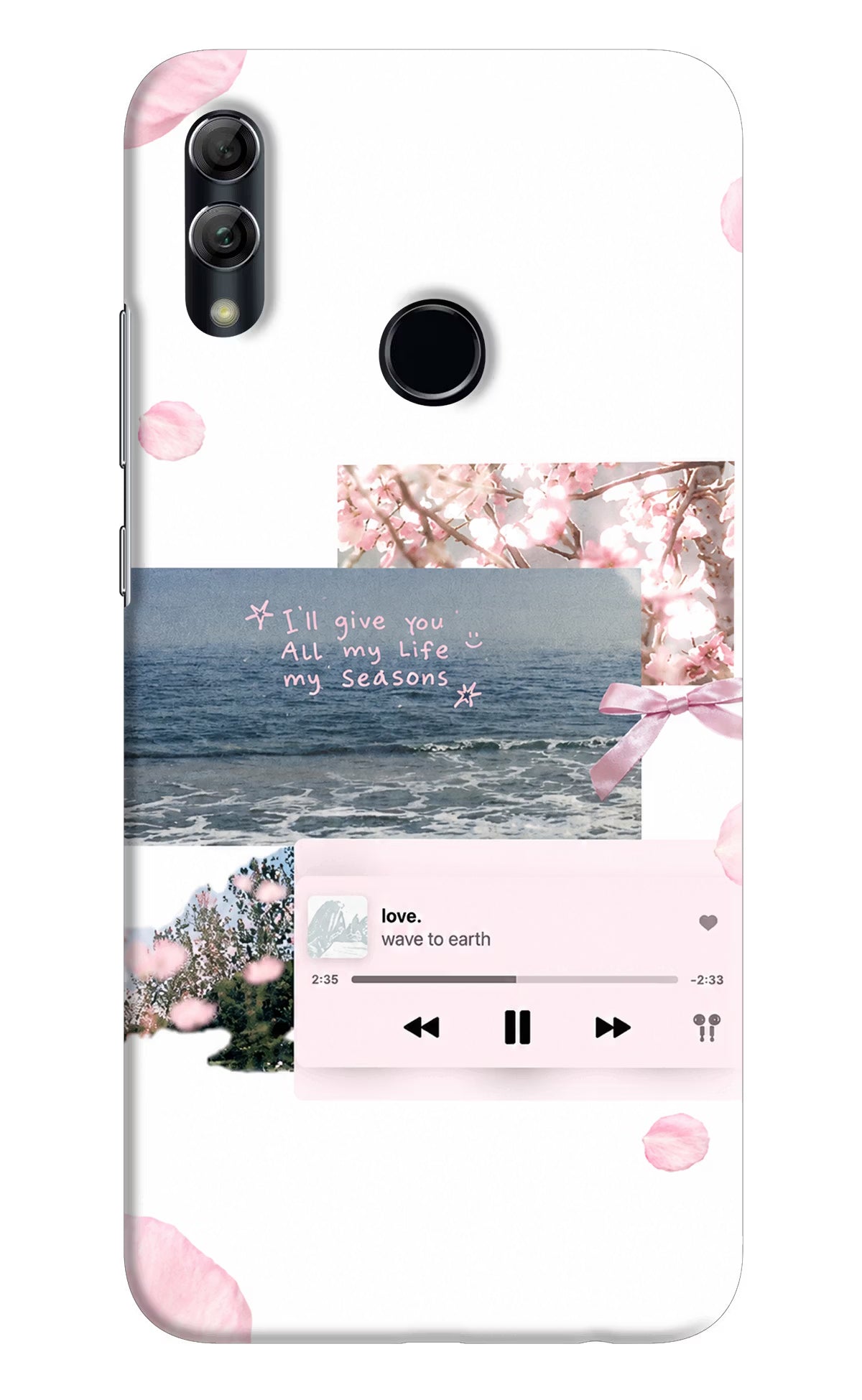 Wave to earth Honor 10 Lite Back Cover
