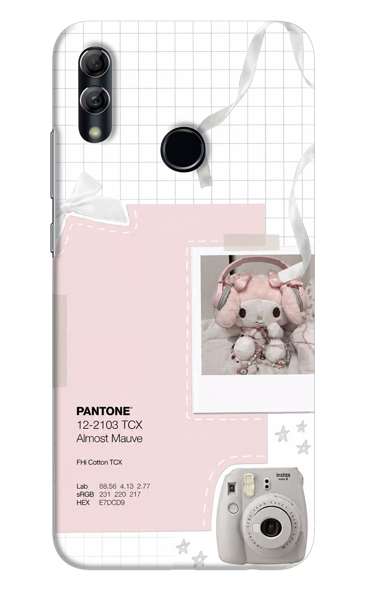 Pantone Asthetic Honor 10 Lite Back Cover