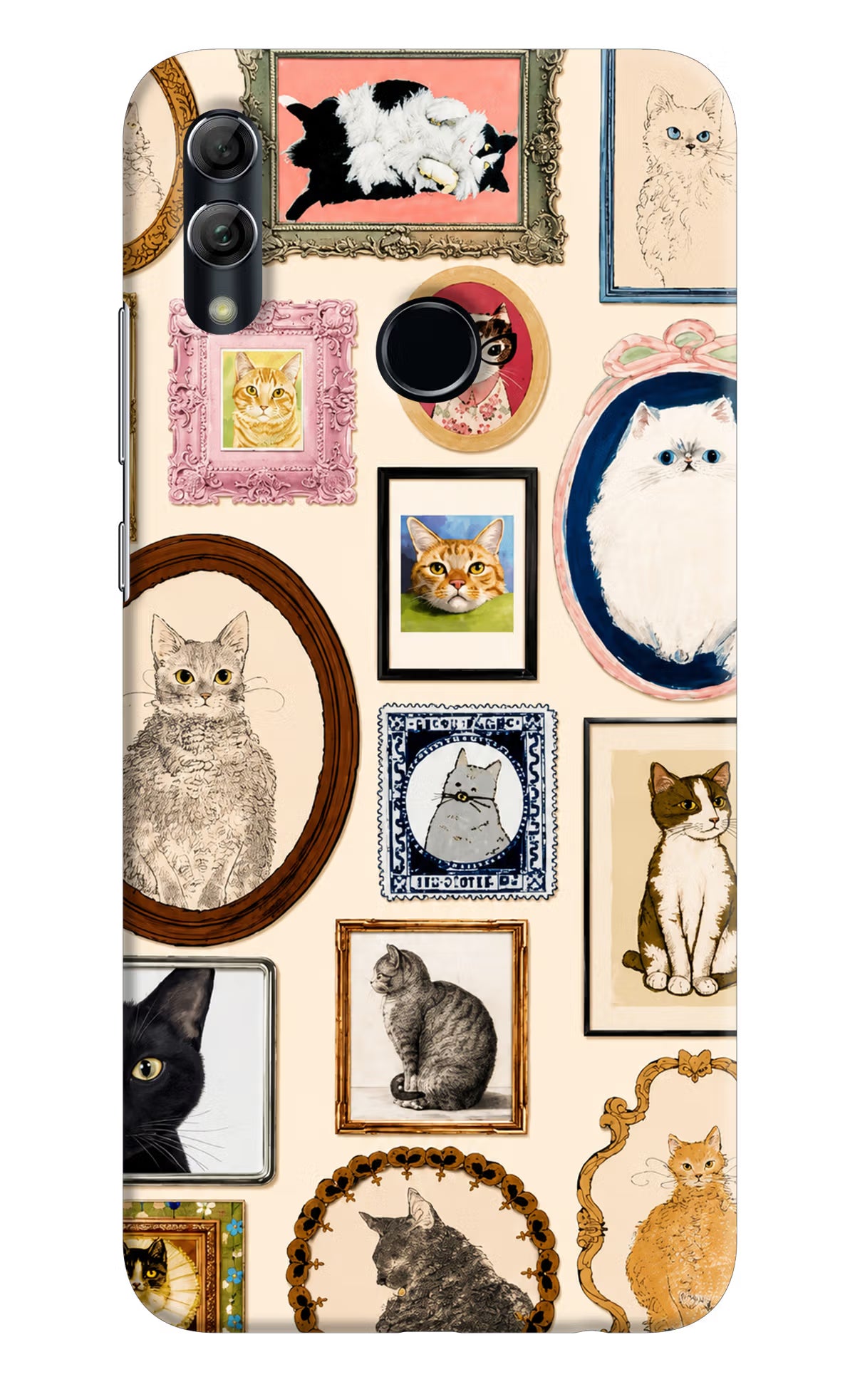 Mirror Cats Honor 10 Lite Back Cover