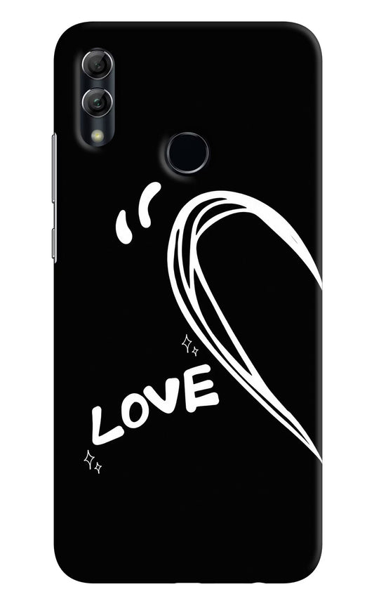 Love Line Honor 10 Lite Hard Case Back Cover by Casekaro