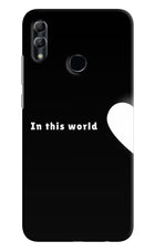 This World Honor 10 Lite Hard Case Back Cover by Casekaro
