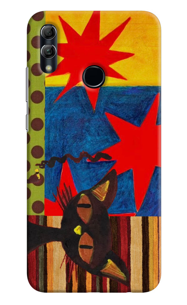 Pop Cat Honor 10 Lite Hard Case Back Cover by Casekaro