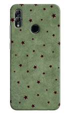Green Stars Honor 10 Lite Hard Case Back Cover by Casekaro