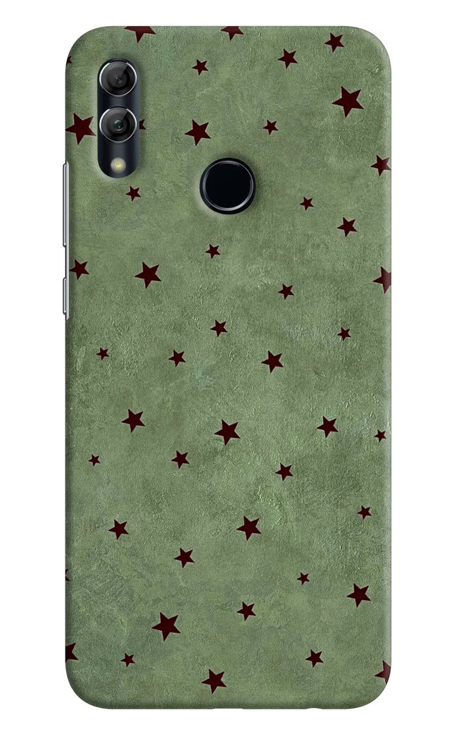 Green Stars Honor 10 Lite Hard Case Back Cover by Casekaro