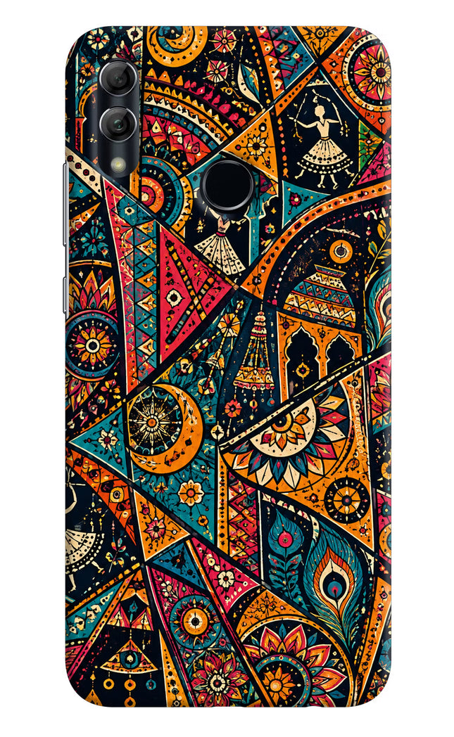 Folk Print Honor 10 Lite Hard Case Back Cover by Casekaro