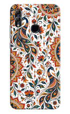 White Mayura Honor 10 Lite Back Cover