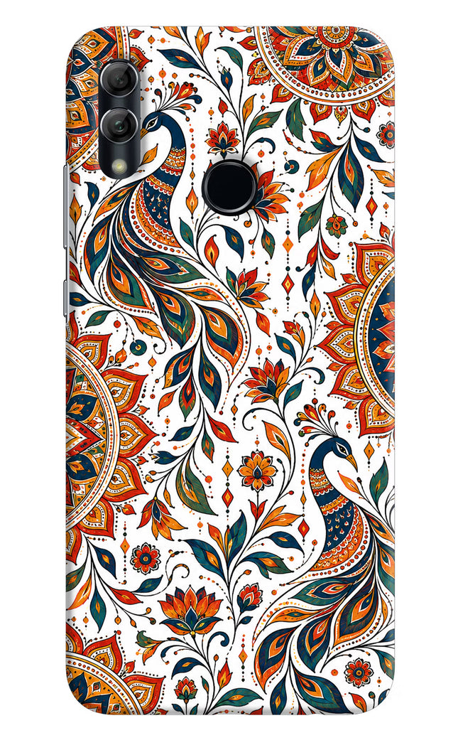 White Mayura Honor 10 Lite Hard Case Back Cover by Casekaro