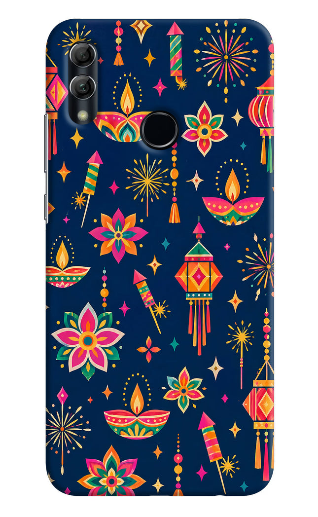 Festive Pop Honor 10 Lite Hard Case Back Cover by Casekaro