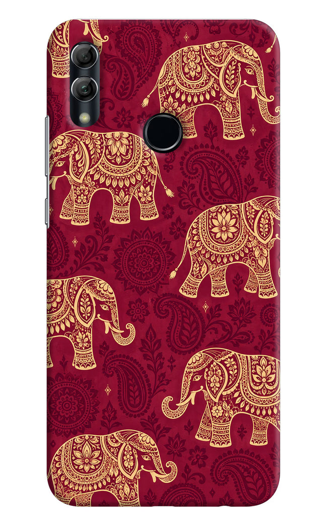 Maroon Elephant Honor 10 Lite Hard Case Back Cover by Casekaro