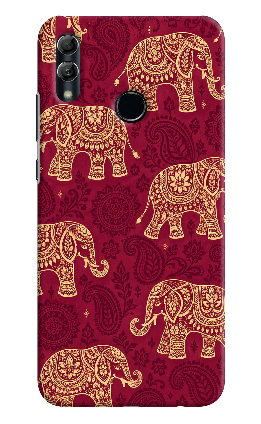 Maroon Elephant Honor 10 Lite Back Cover, Hard case